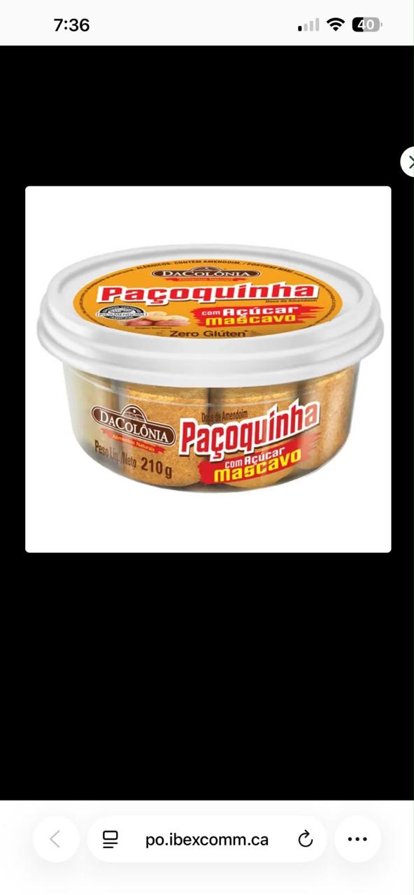Balas de amendoim Pacoquita