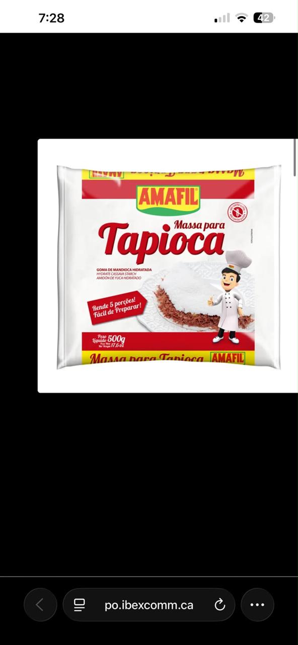 Tapioca  HIDRATADA