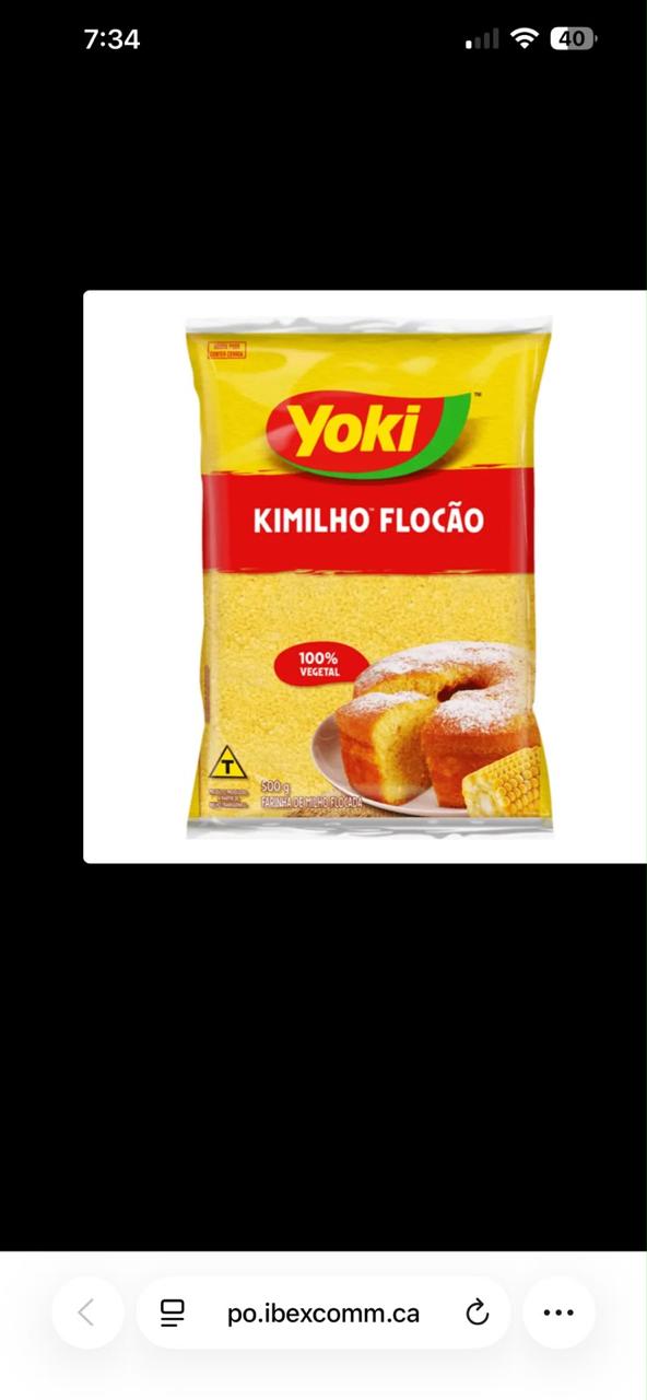 YOKI KIMILHO CORN FLAKES Flocao  500G