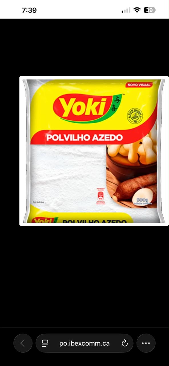 Amido de mandioca azedo AMAFIL 1KG